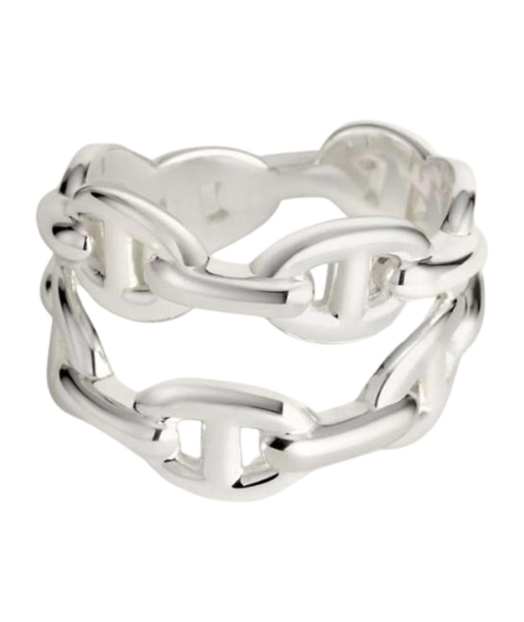 HERMES Серебряное серебряное кольцо, фото 1