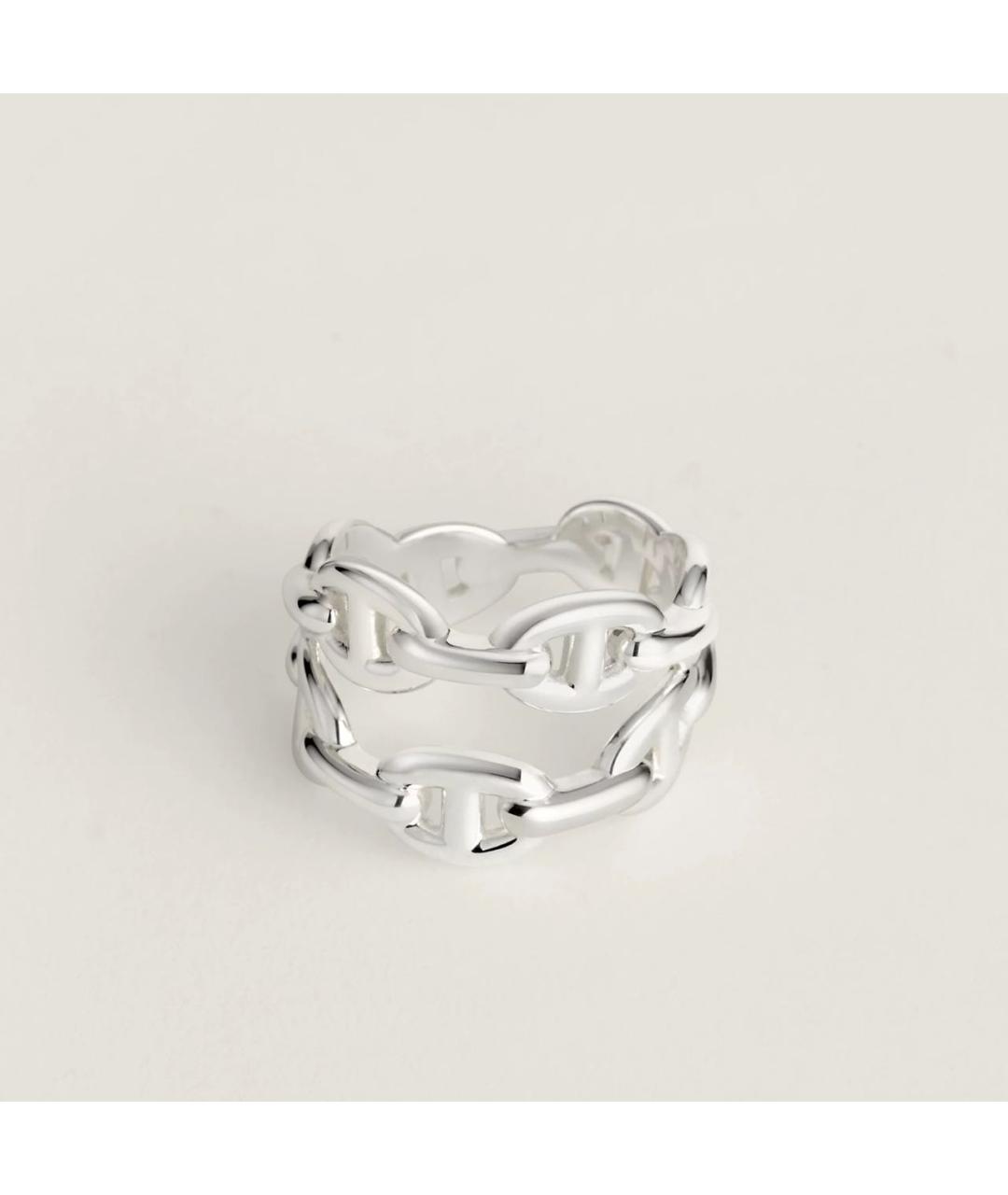 HERMES Серебряное серебряное кольцо, фото 4