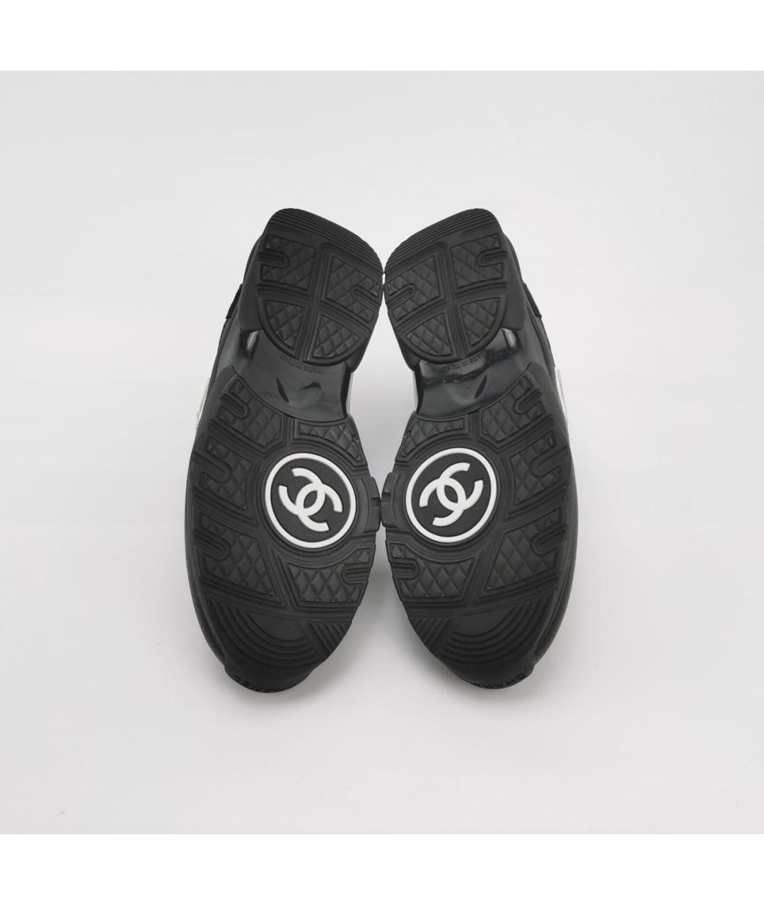 CHANEL Черные кроссовки, фото 5