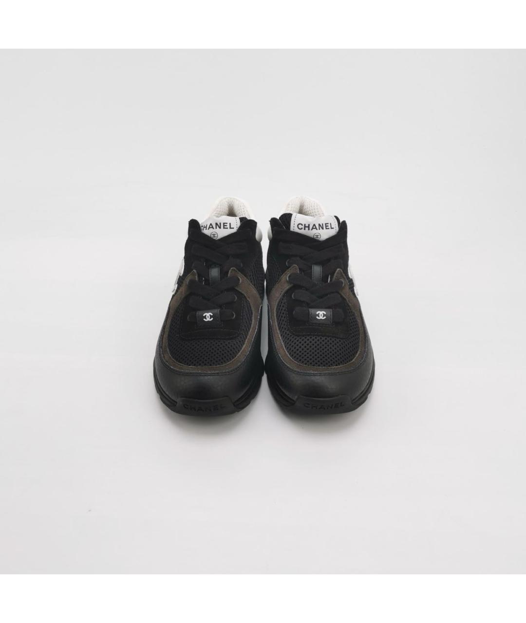 CHANEL Черные кроссовки, фото 2
