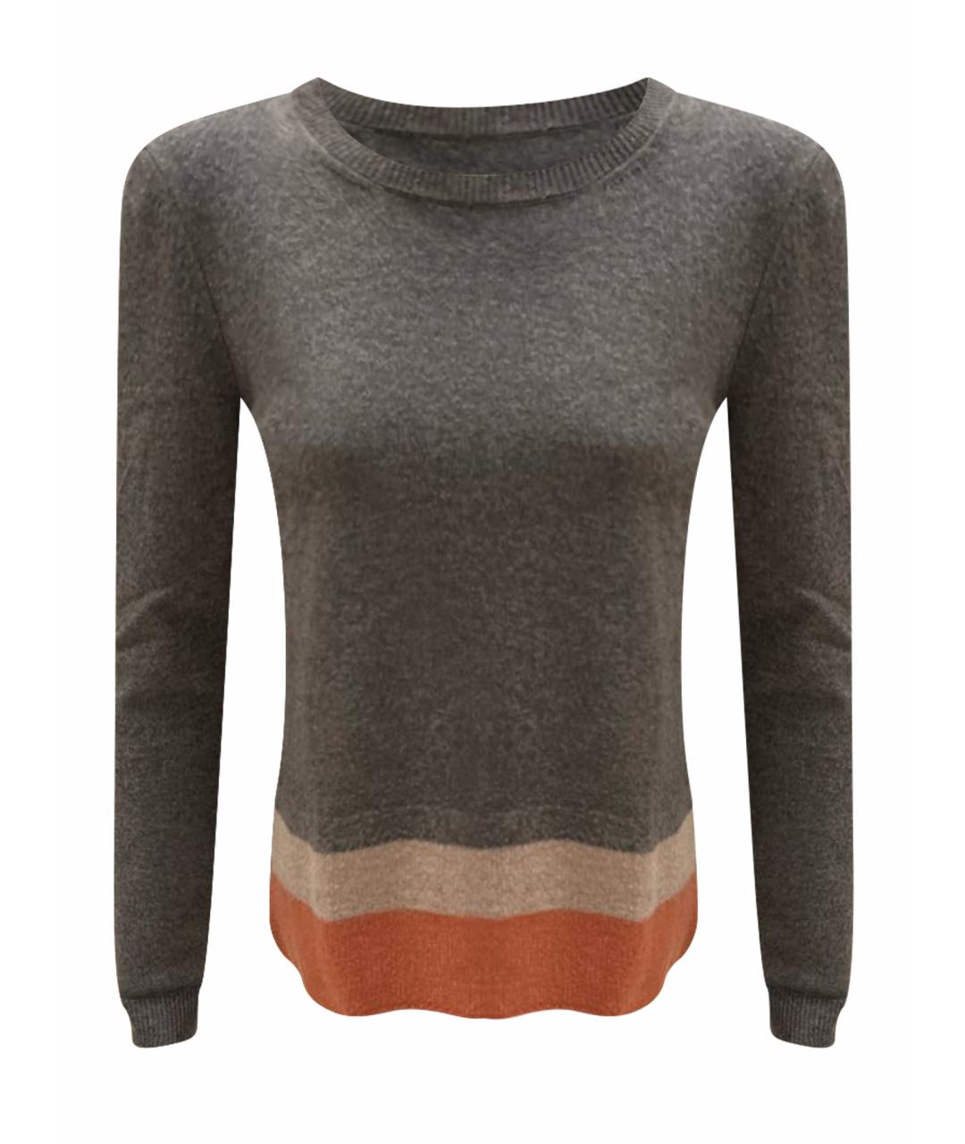 PESERICO Серый шерстяной джемпер / свитер, фото 1