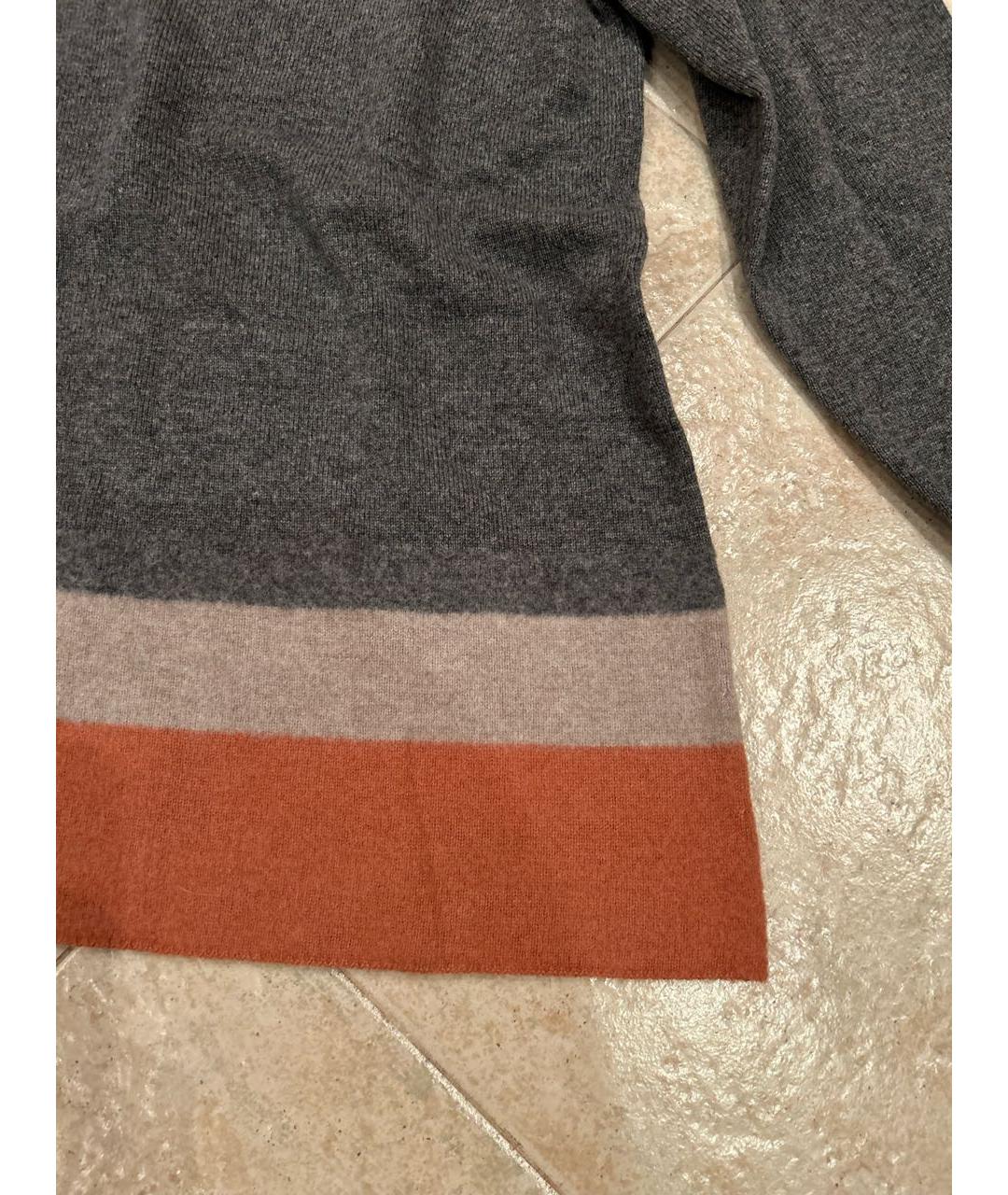 PESERICO Серый шерстяной джемпер / свитер, фото 4