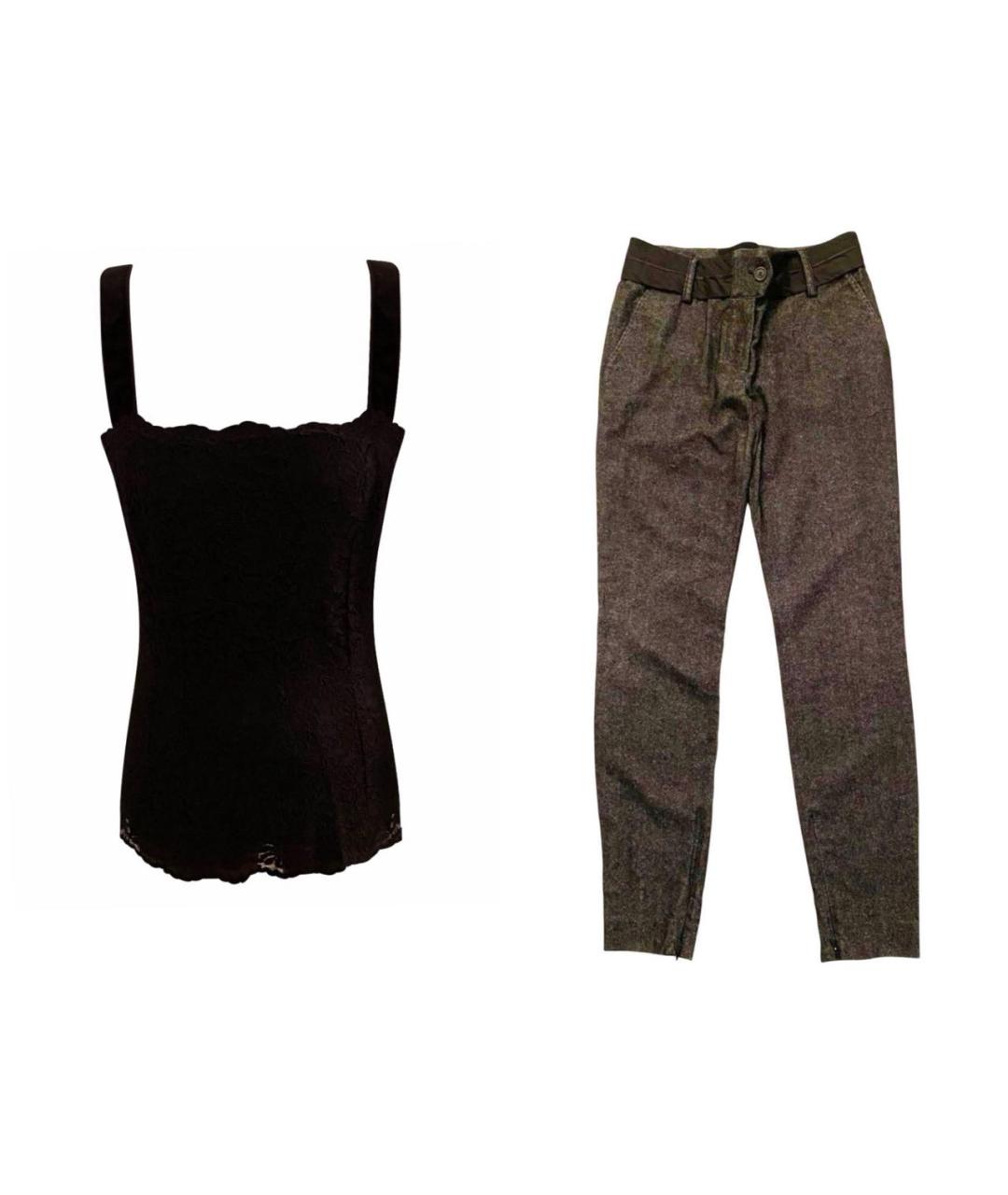 DOLCE&GABBANA Черный костюм с брюками, фото 1