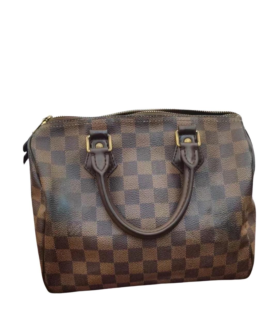 LOUIS VUITTON Коричневая сумка с короткими ручками, фото 1