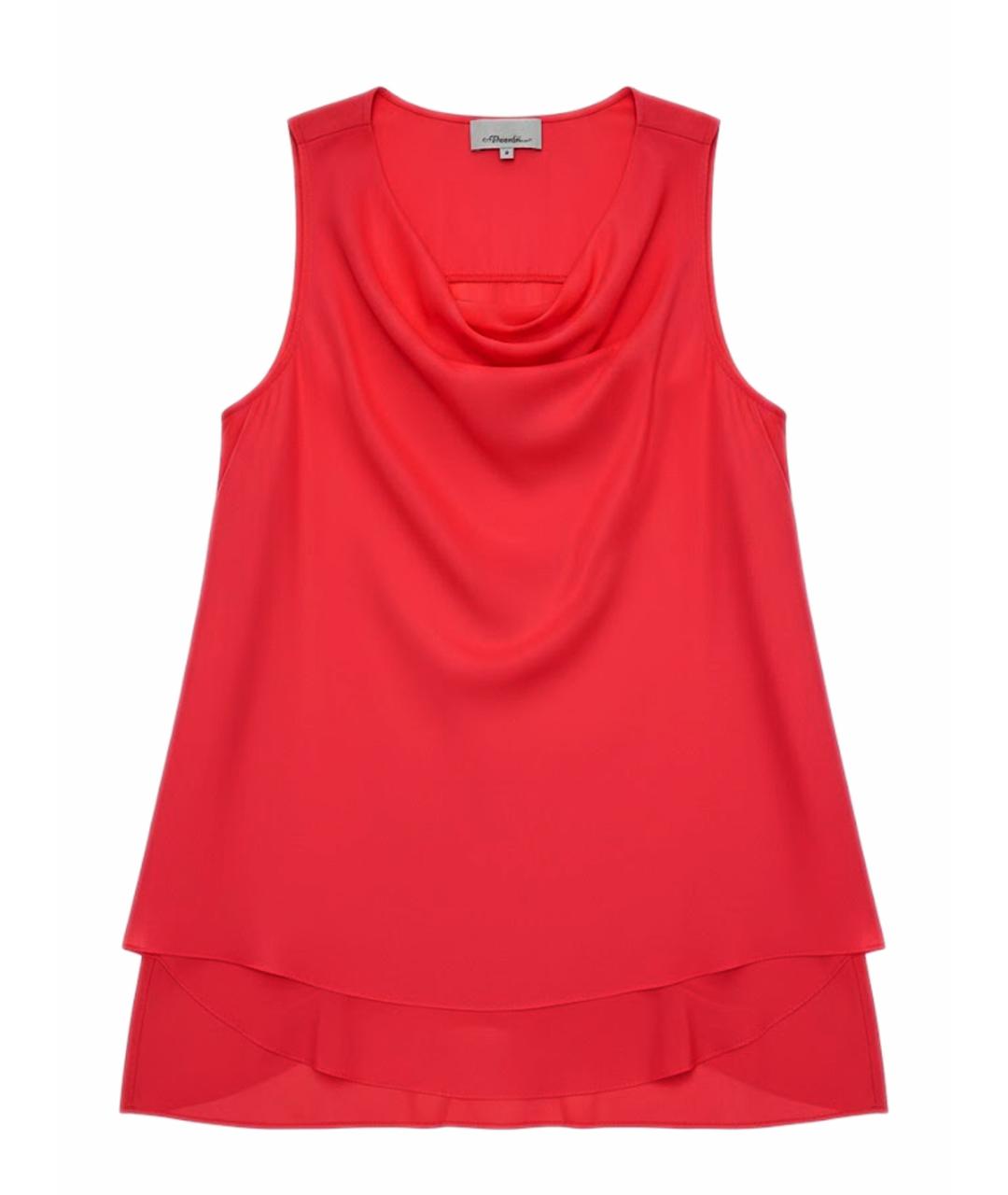 3.1 PHILLIP LIM Коралловая шелковая блузы, фото 1