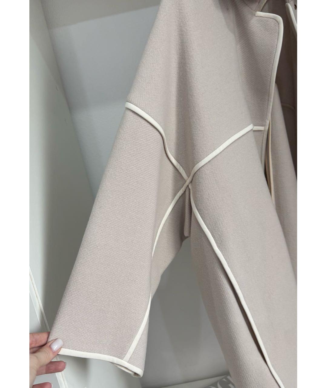 CHLOE Бежевое шерстяное пальто, фото 4