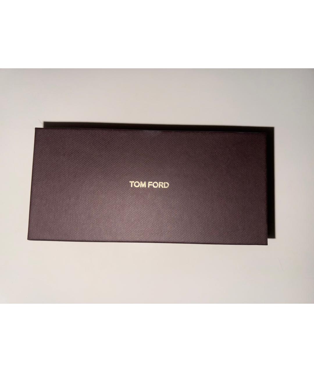 TOM FORD Коричневые пластиковые солнцезащитные очки, фото 4