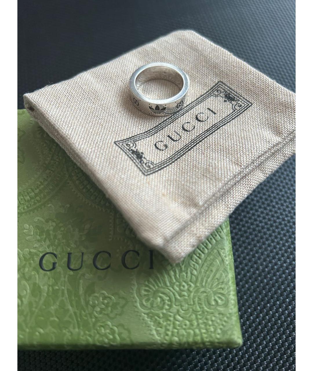 GUCCI Серебряное серебряное кольцо, фото 2