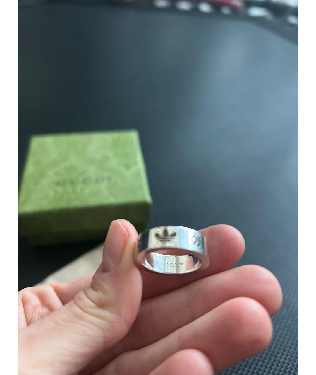 GUCCI Серебряное серебряное кольцо, фото 4