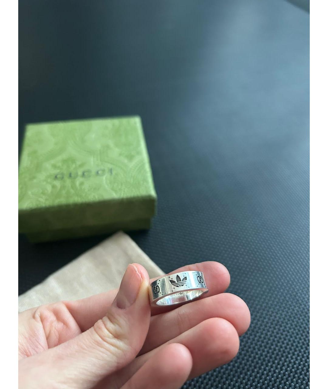 GUCCI Серебряное серебряное кольцо, фото 3