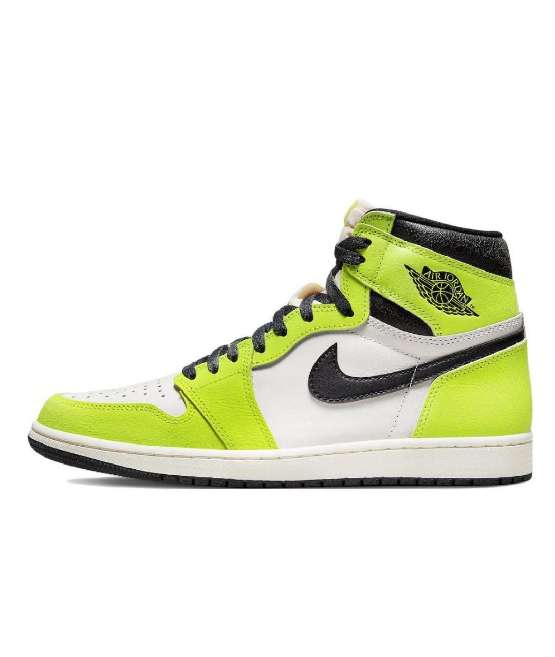 NIKE Салатовые высокие кроссовки / кеды, фото 4