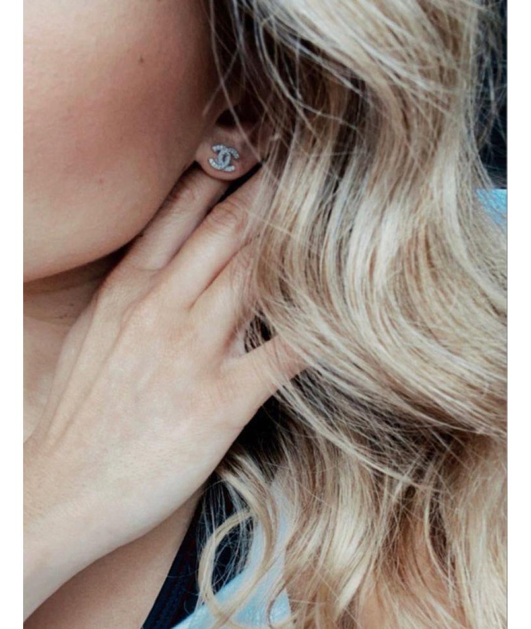 CHANEL Серебряные серебряные серьги, фото 4