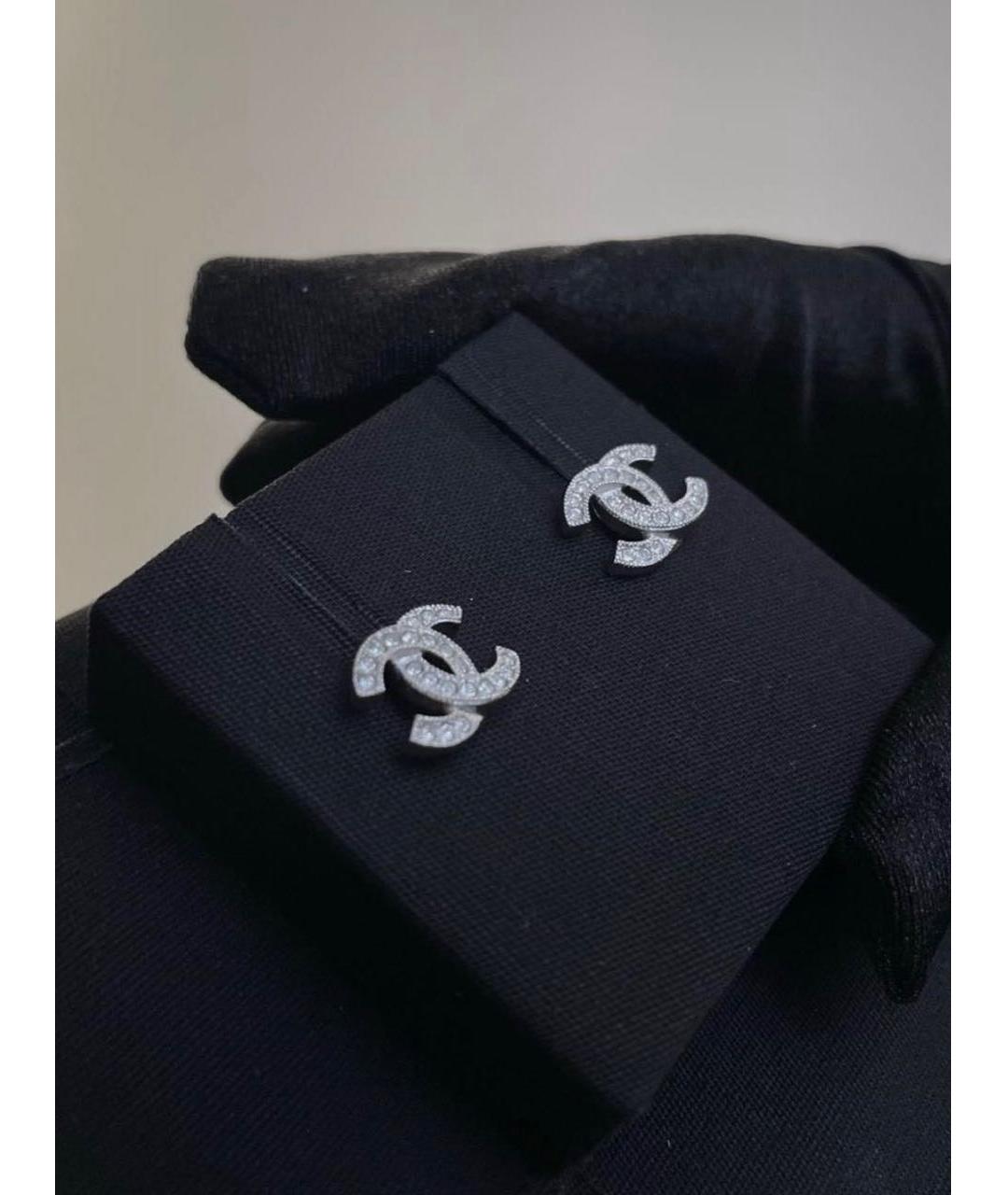 CHANEL Серебряные серебряные серьги, фото 5