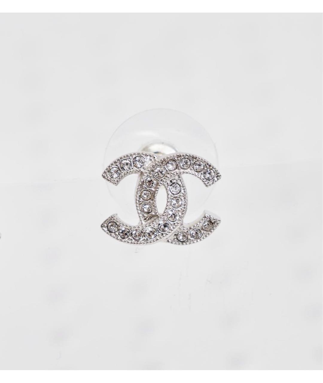 CHANEL Серебряные серебряные серьги, фото 2