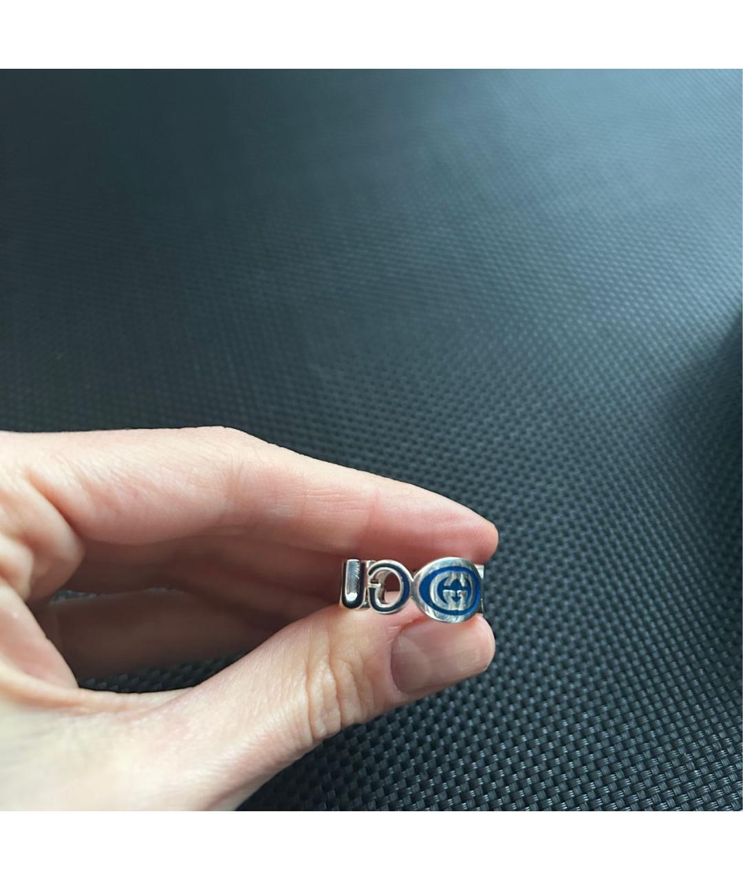 GUCCI Серебряное серебряное кольцо, фото 6