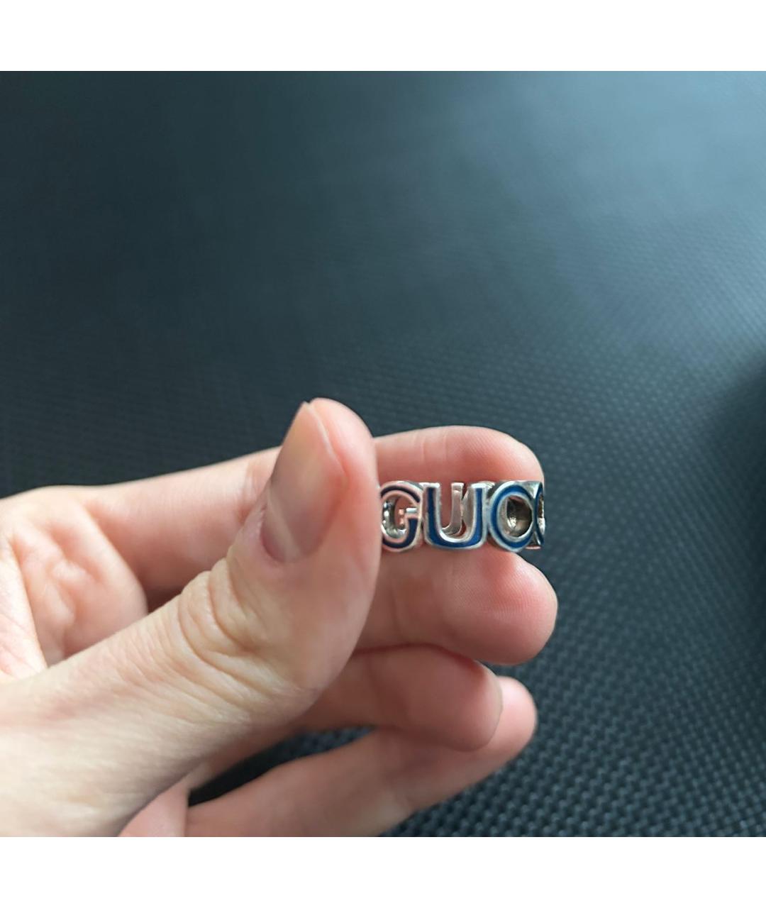GUCCI Серебряное серебряное кольцо, фото 5