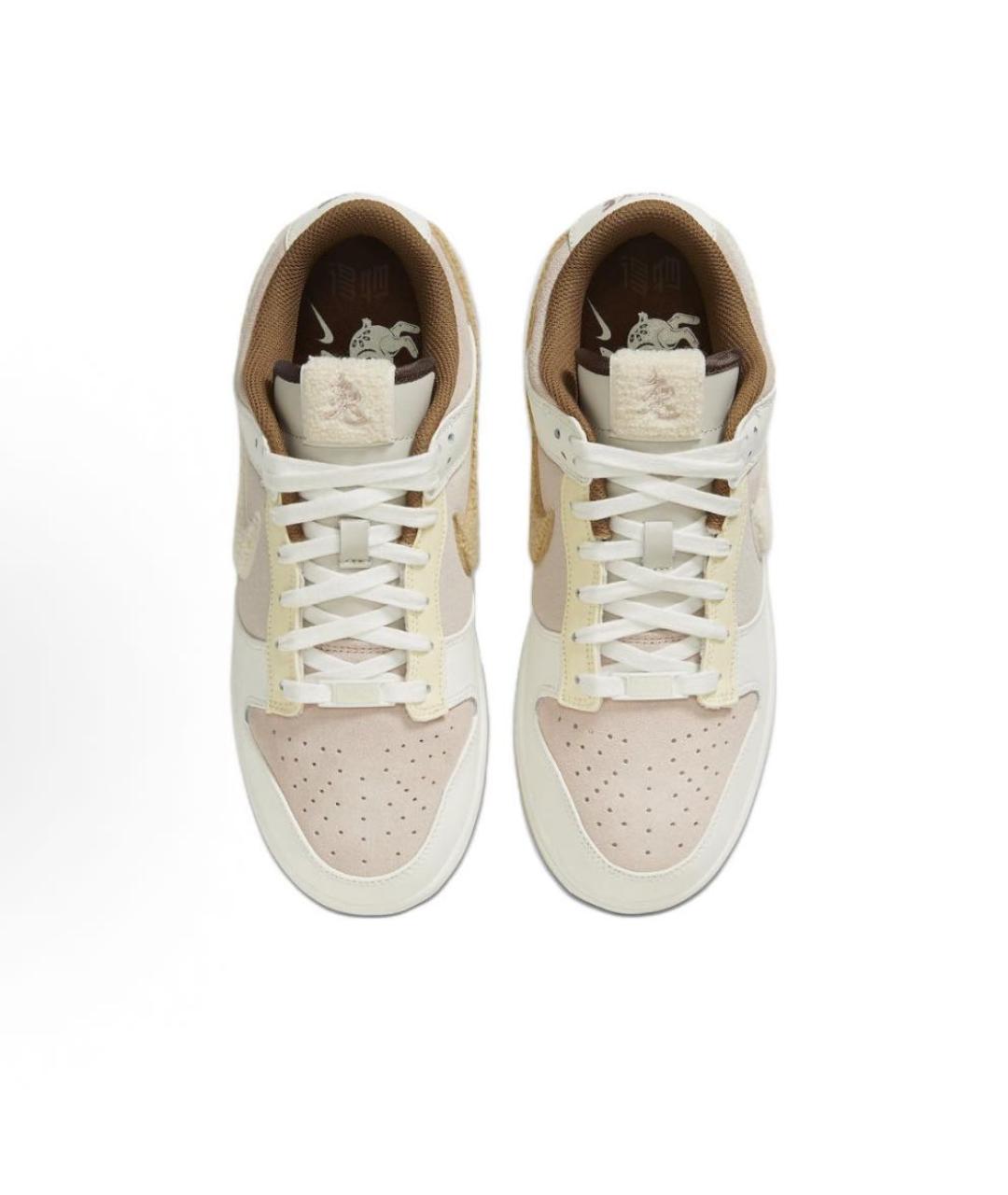 NIKE Бежевые низкие кроссовки / кеды, фото 4