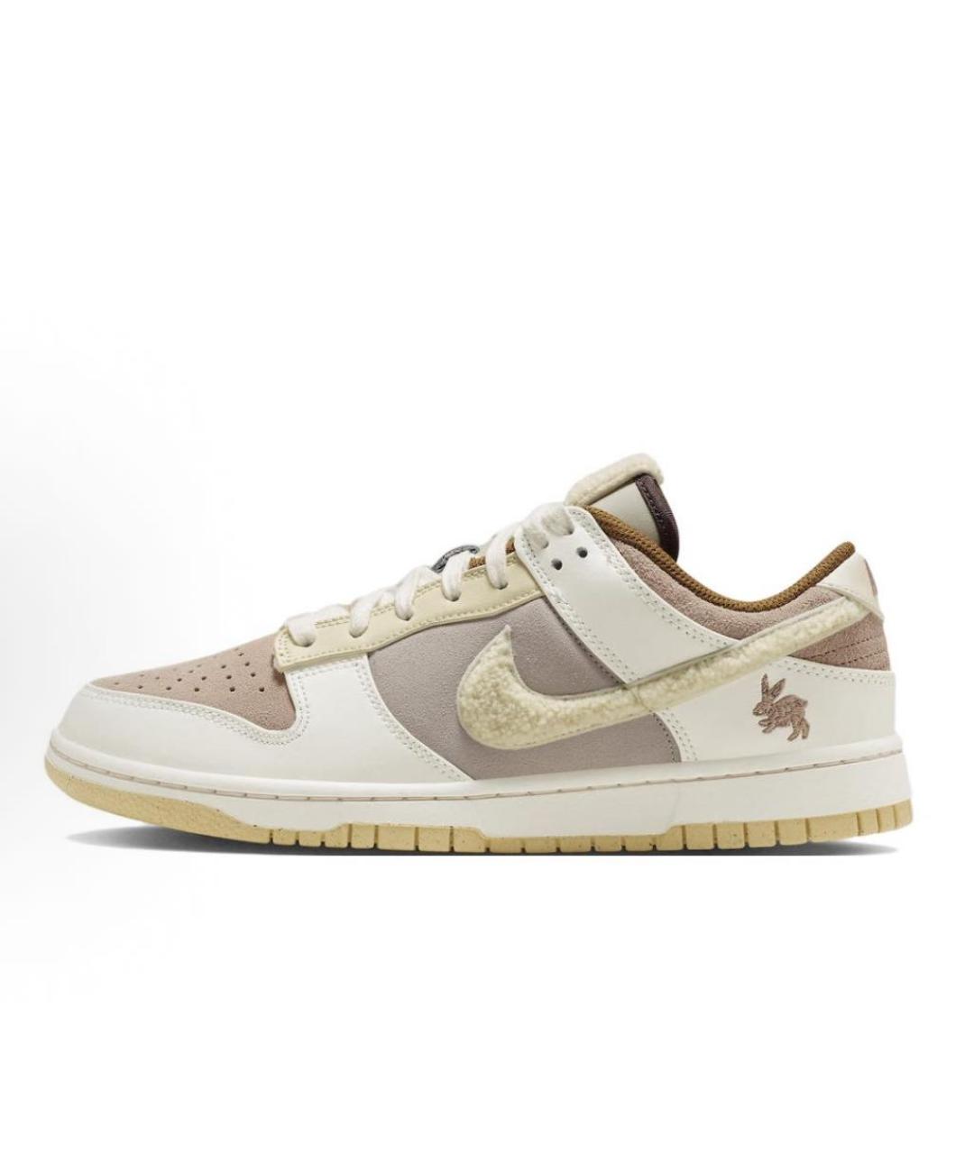 NIKE Бежевые низкие кроссовки / кеды, фото 7