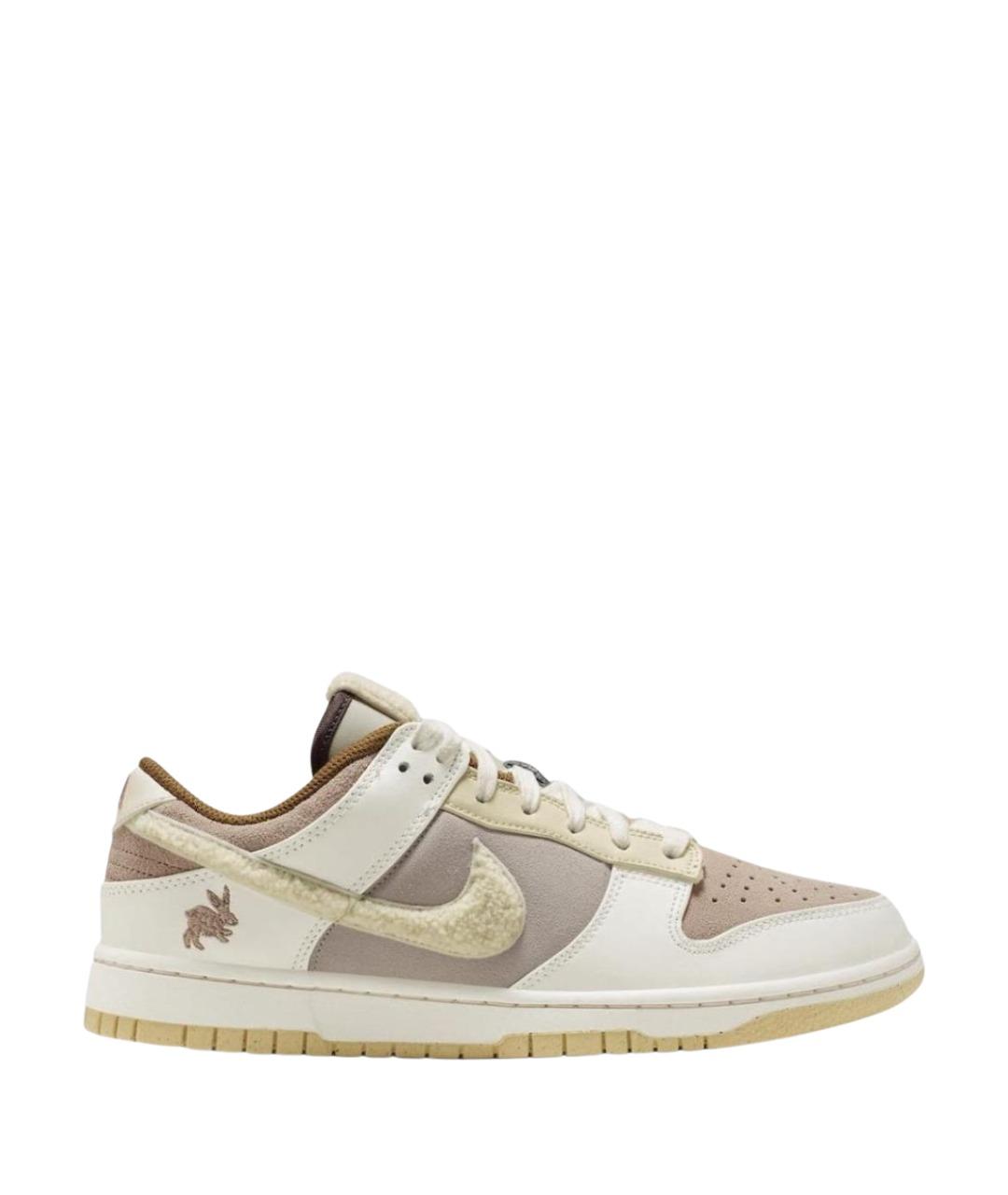 NIKE Бежевые низкие кроссовки / кеды, фото 1