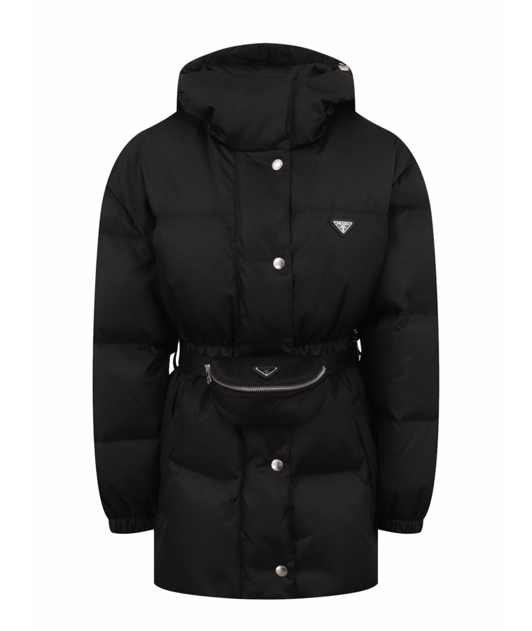 PRADA Черный пуховик, фото 1