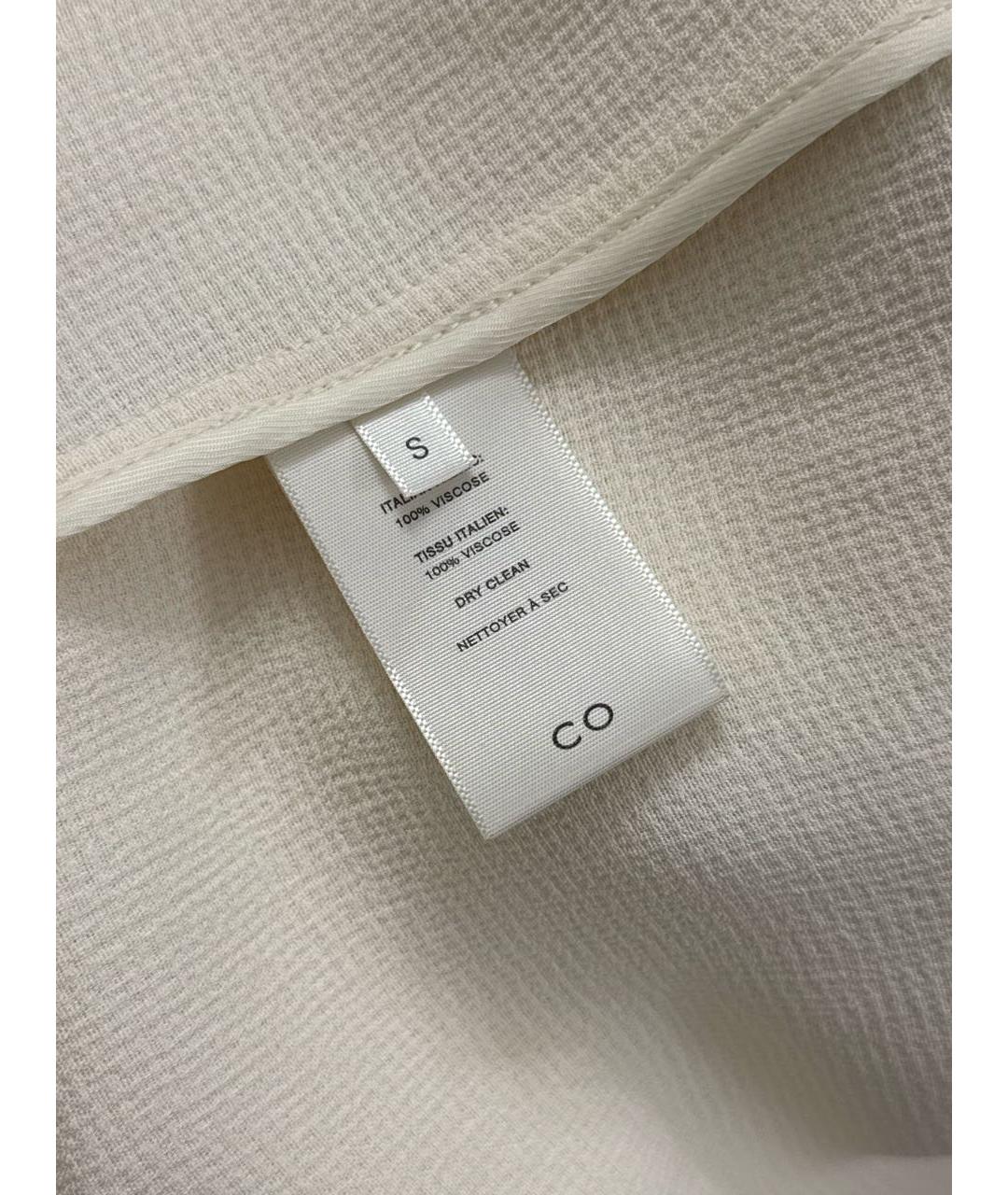 CO Белое вискозное повседневное платье, фото 5