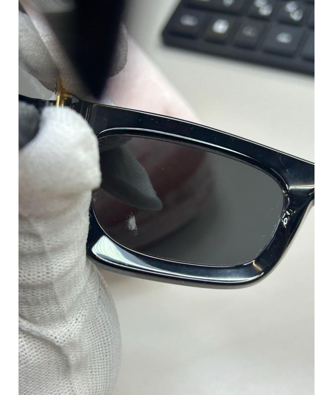 MIU MIU Черные пластиковые солнцезащитные очки, фото 4