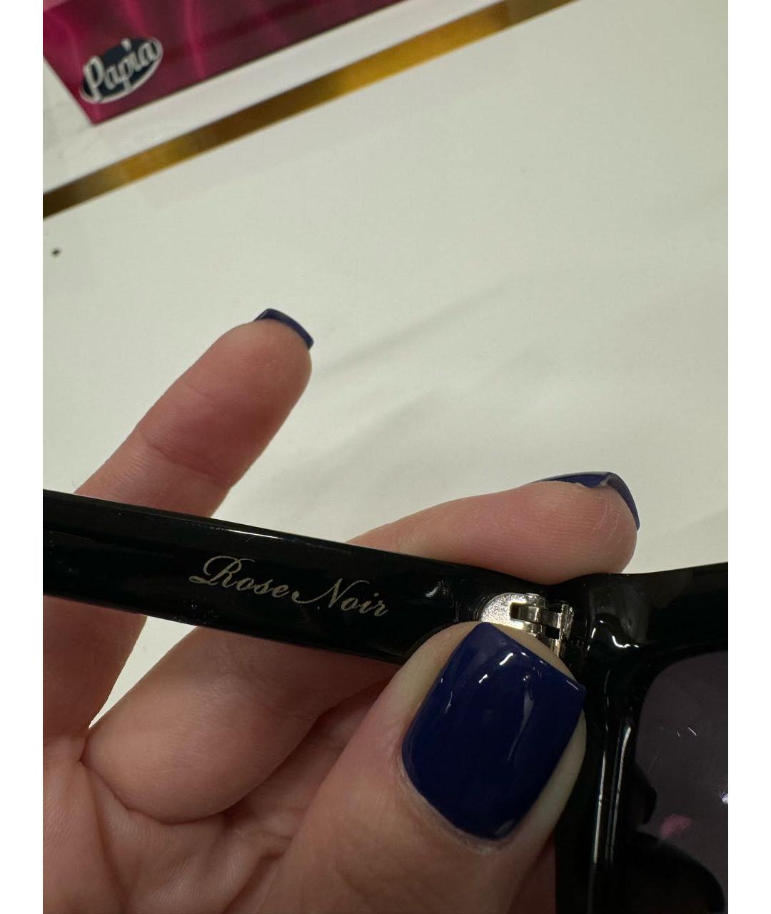 ANNA KARIN KARLSSON Черные пластиковые солнцезащитные очки, фото 5