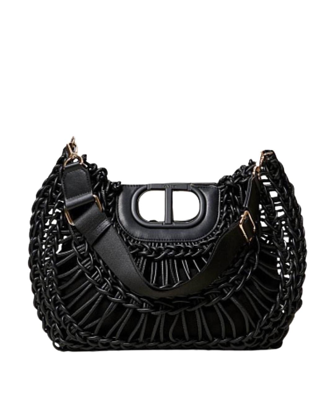 TWIN-SET Черная сумка тоут, фото 1