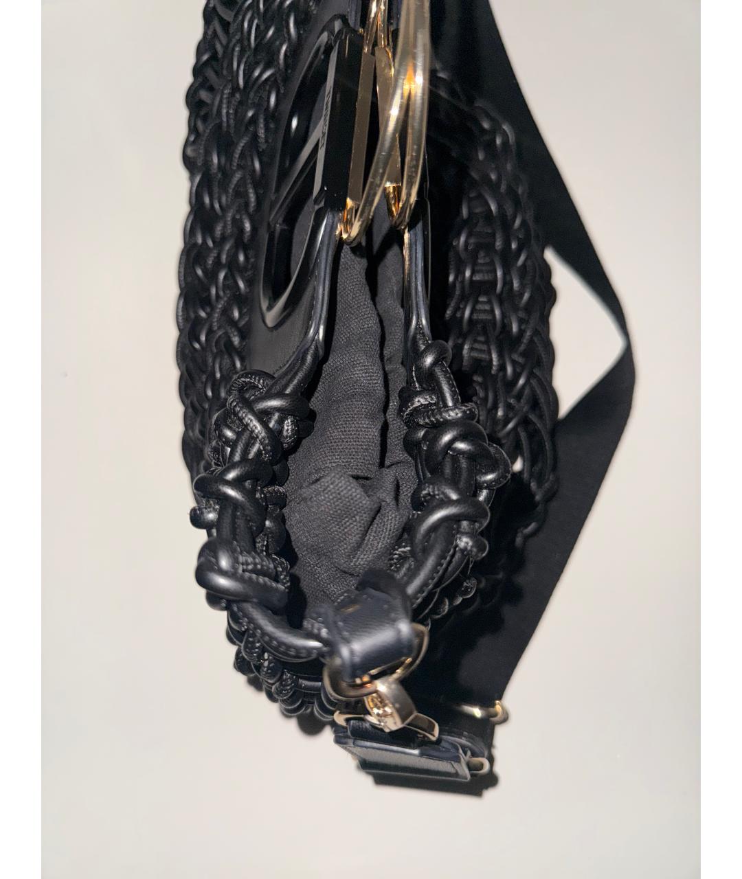 TWIN-SET Черная сумка тоут, фото 4