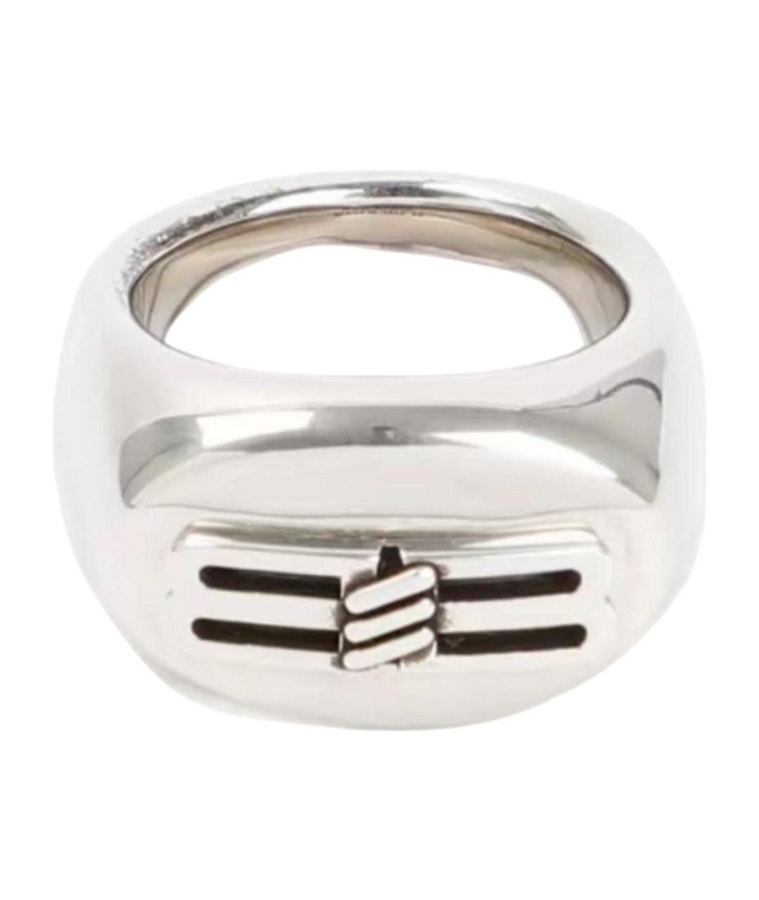 BALENCIAGA Серебряное латунное кольцо, фото 1