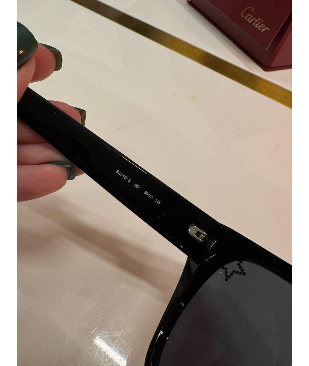 STELLA MCCARTNEY Черные пластиковые солнцезащитные очки, фото 4