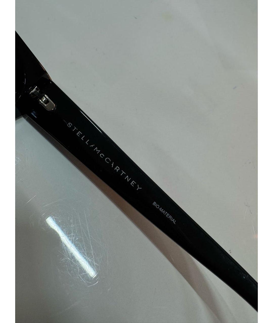 STELLA MCCARTNEY Черные пластиковые солнцезащитные очки, фото 5