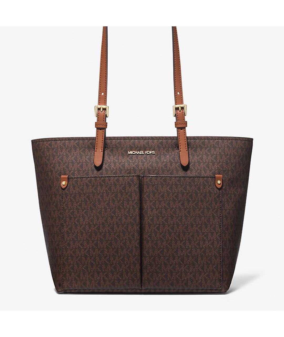 MICHAEL KORS Коричневая сумка тоут, фото 2