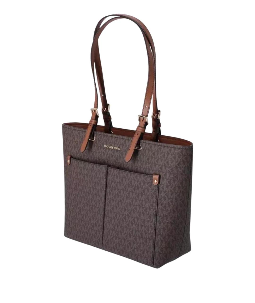 MICHAEL KORS Коричневая сумка тоут, фото 1