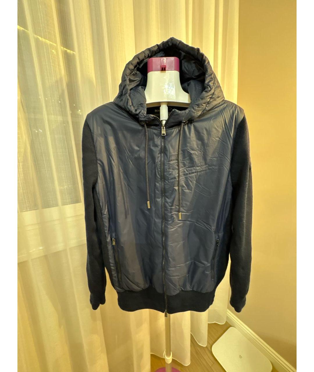 HUGO BOSS Темно-синяя спортивная куртка, фото 5