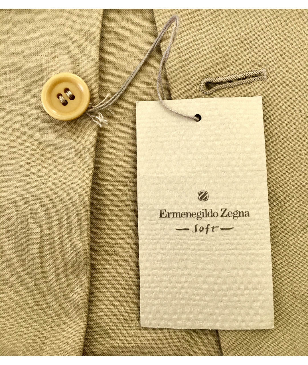 ERMENEGILDO ZEGNA Горчичный повседневный костюм, фото 5