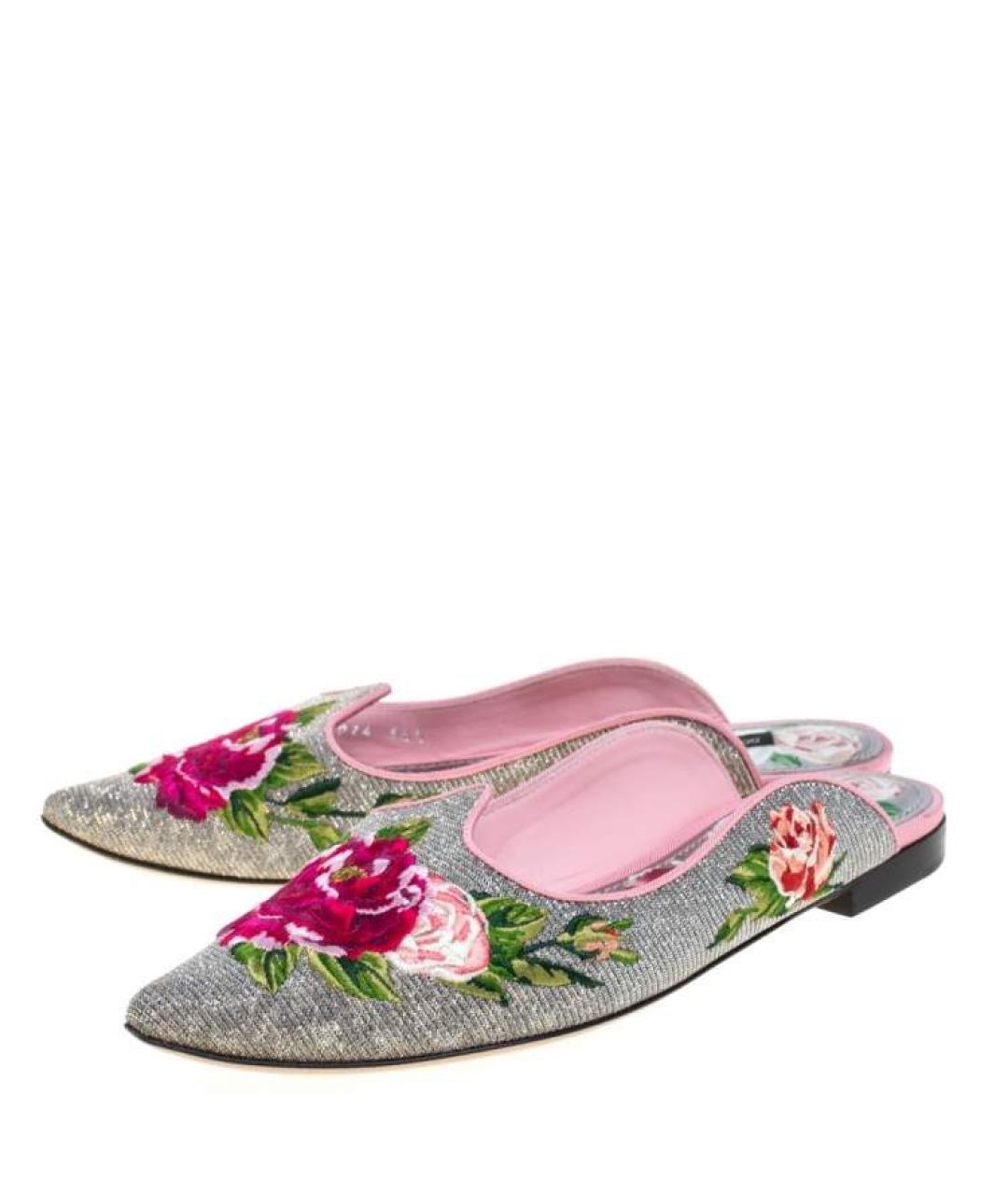 DOLCE&GABBANA Мульти мюли, фото 4