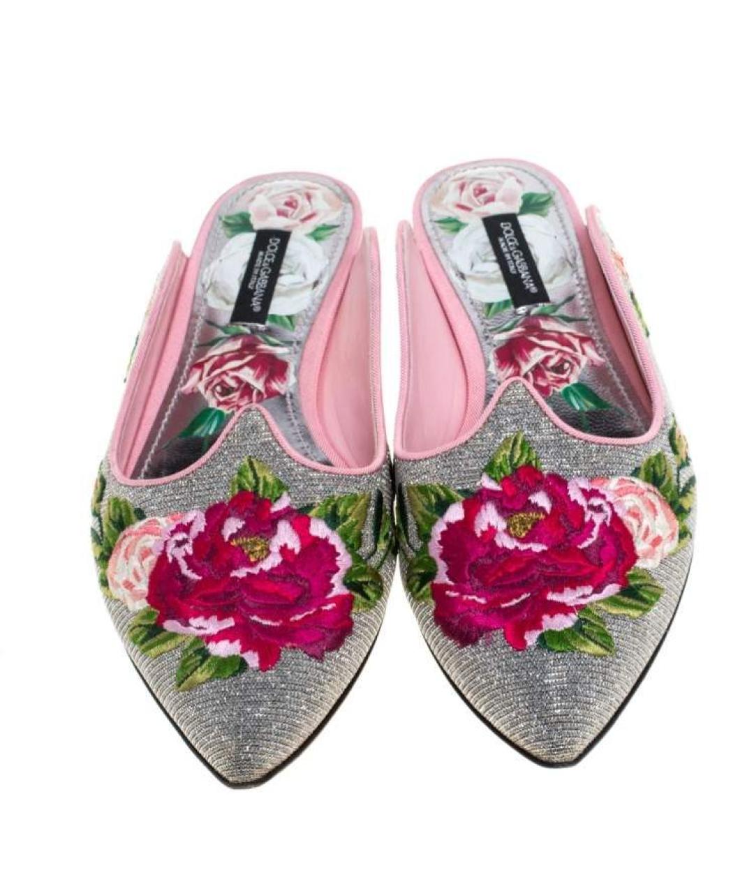 DOLCE&GABBANA Мульти мюли, фото 3