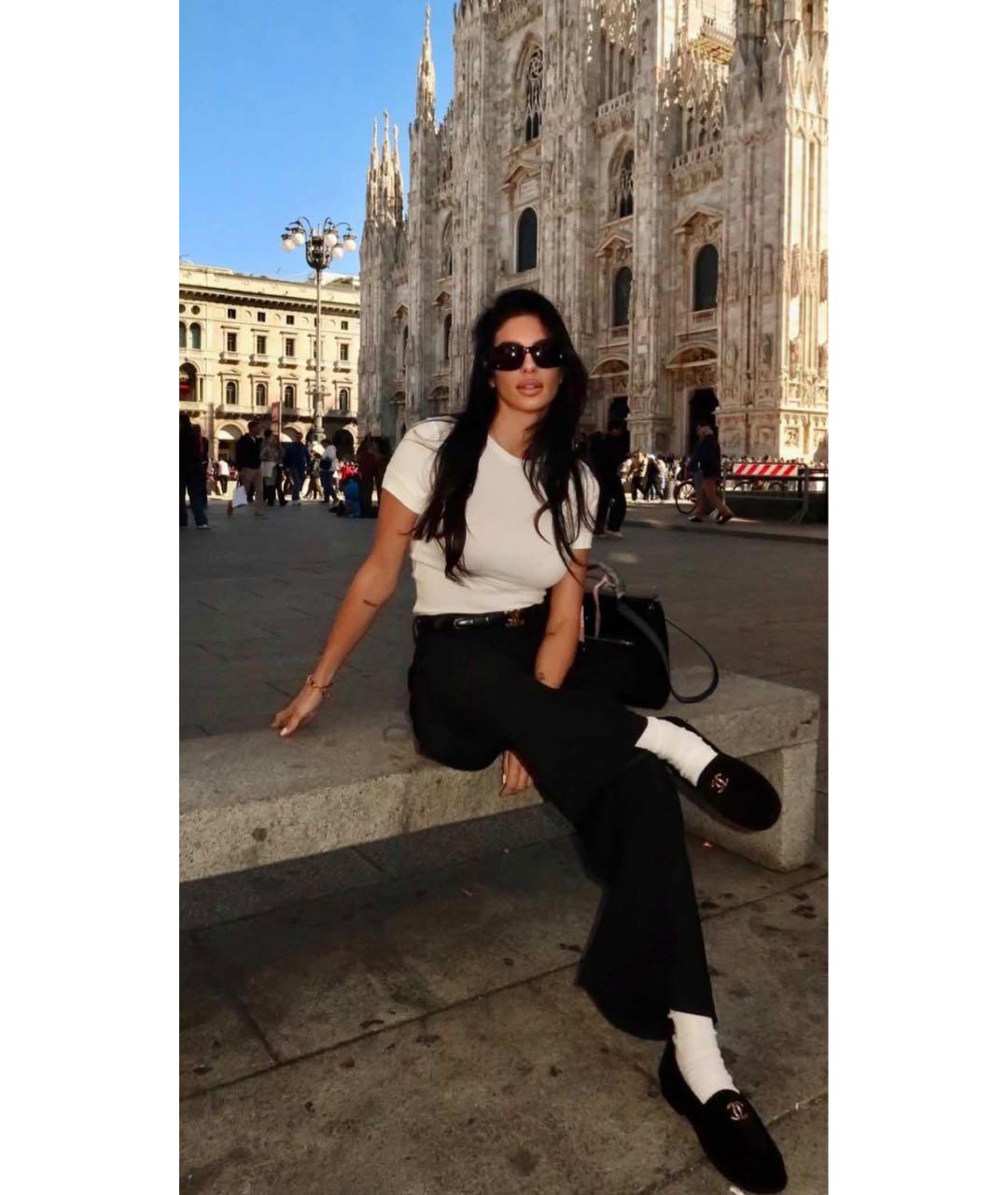 CHANEL Черные замшевые мокасины, фото 2