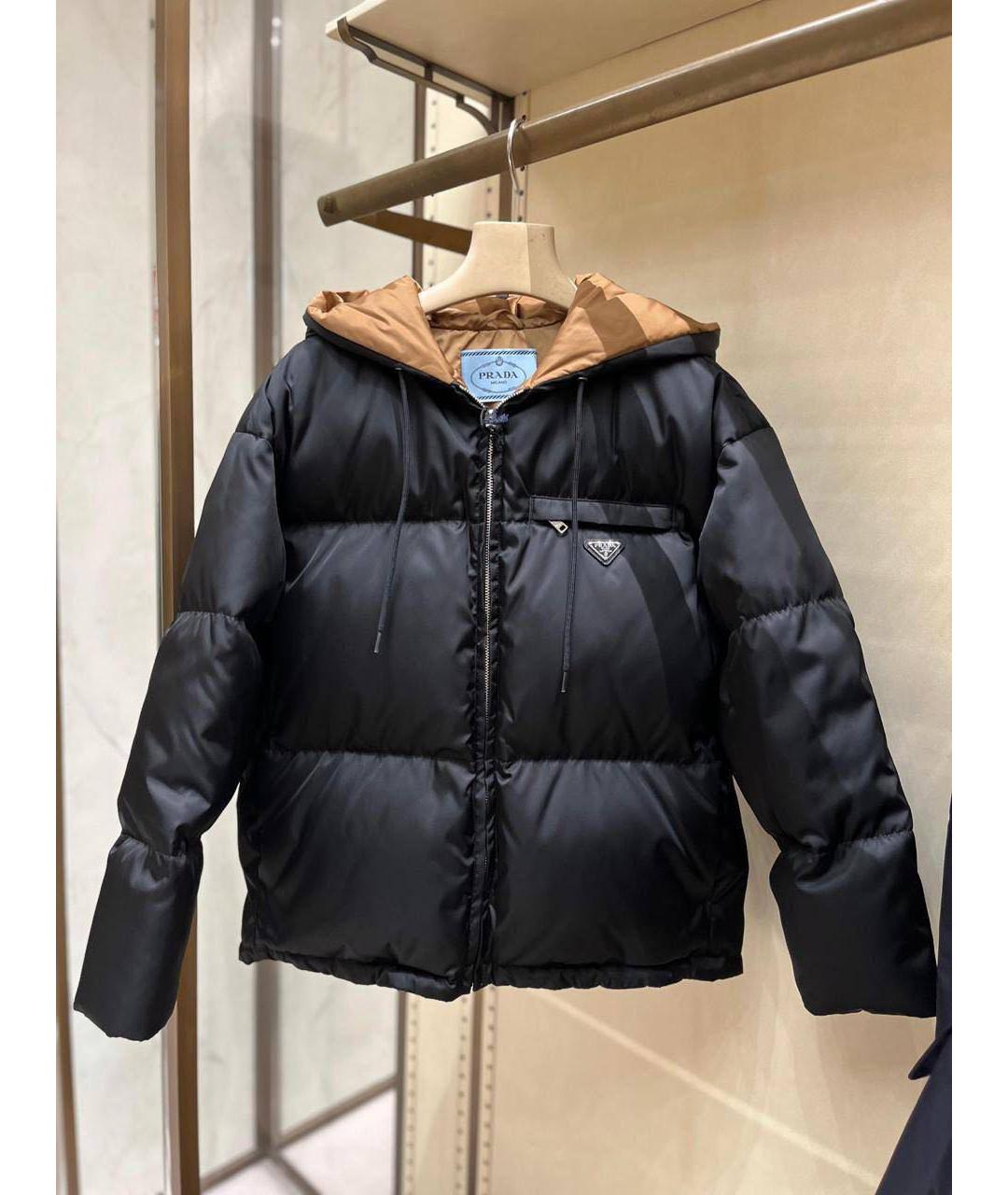 PRADA Черный пуховик, фото 2