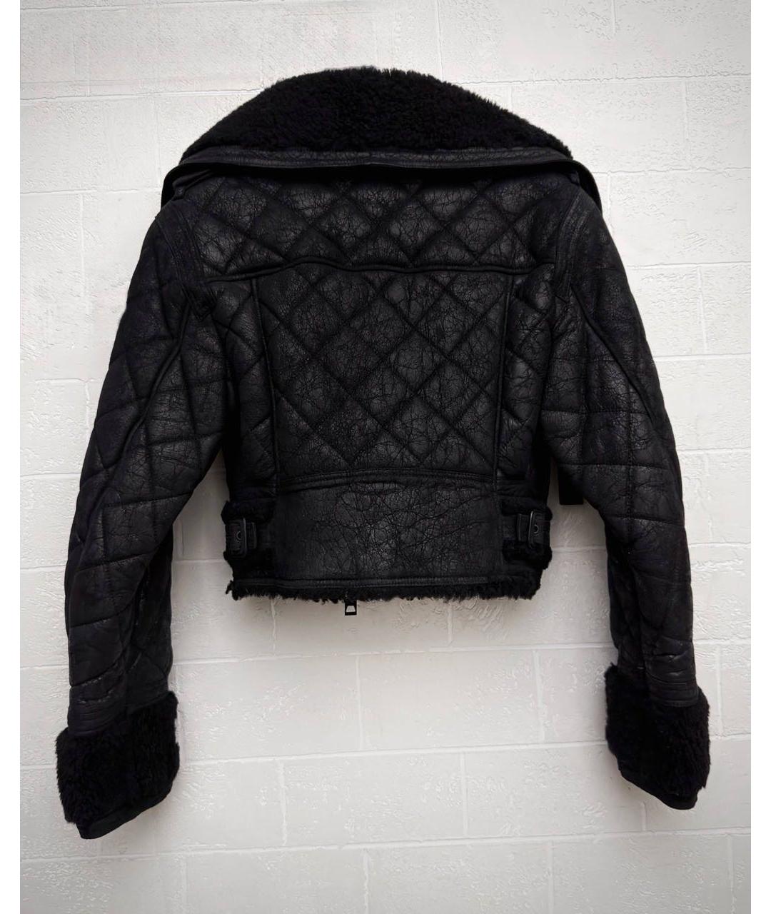 BURBERRY Черная замшевая куртка, фото 2