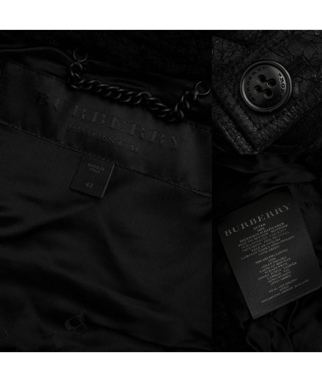 BURBERRY Черная замшевая куртка, фото 5