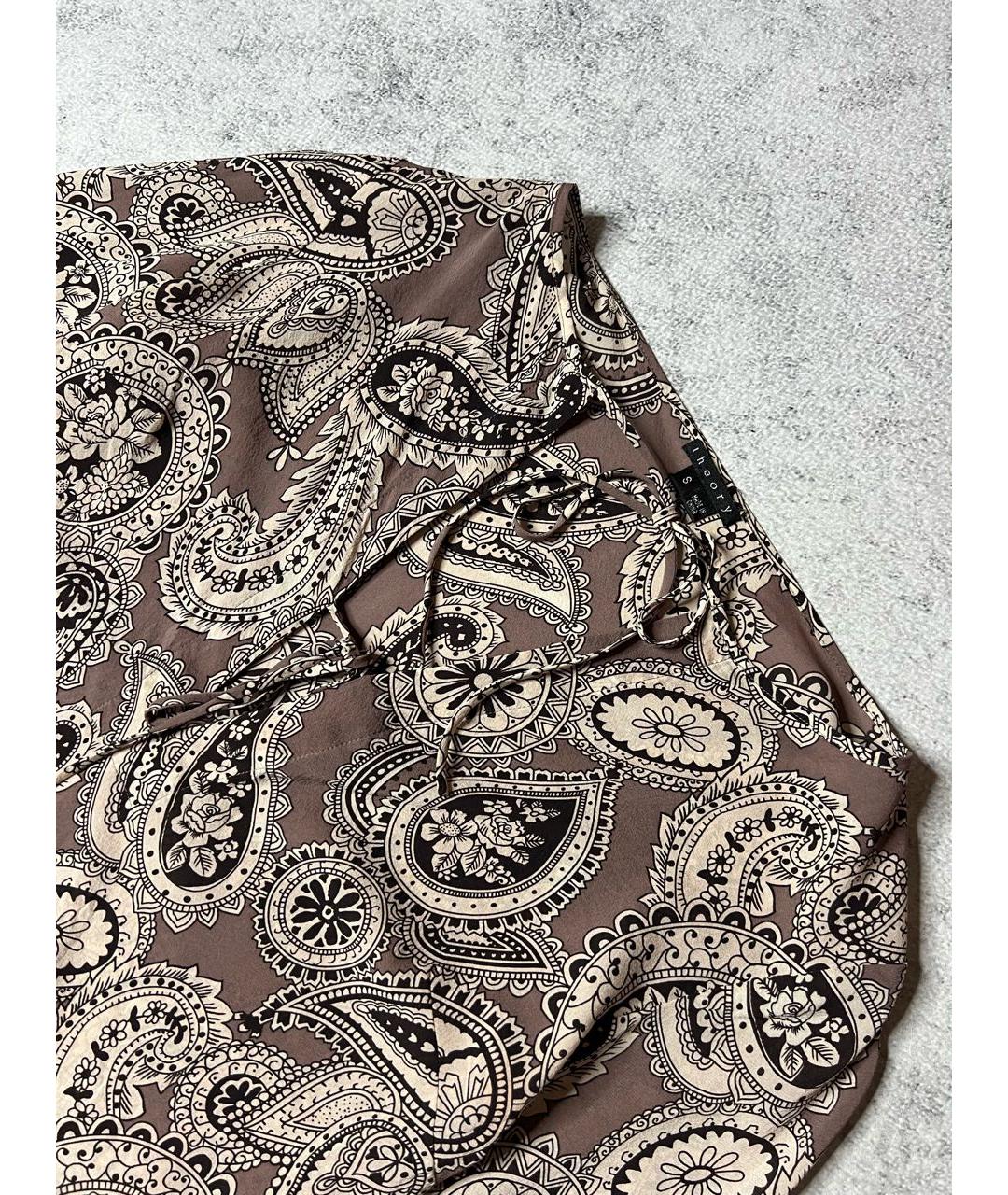 THEORY Мульти шелковая блузы, фото 5