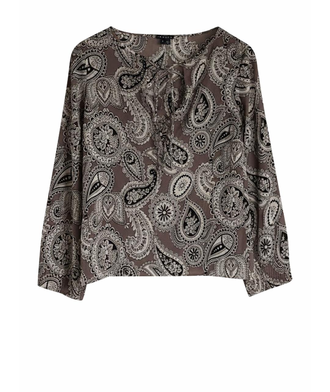 THEORY Мульти шелковая блузы, фото 1