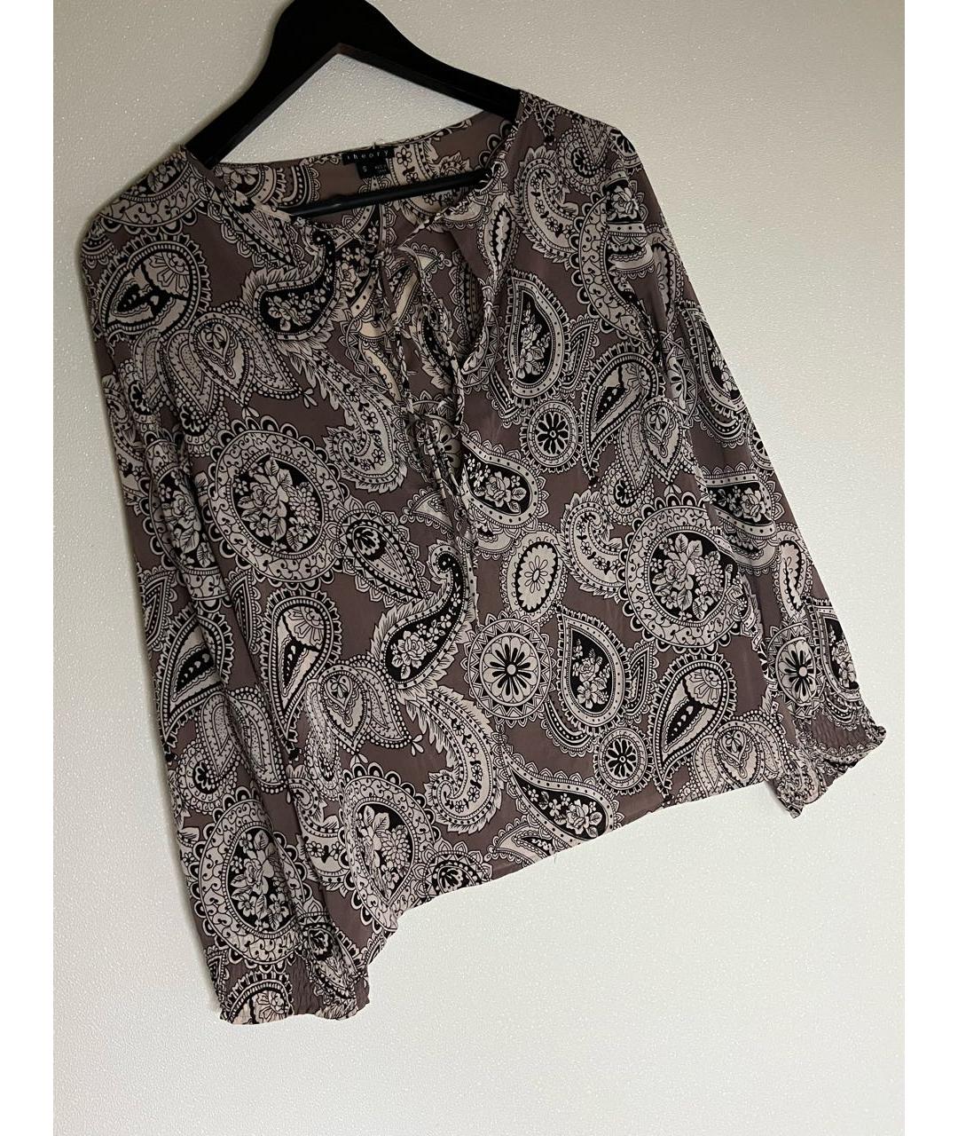 THEORY Мульти шелковая блузы, фото 2