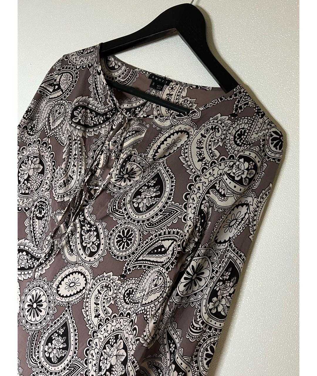 THEORY Мульти шелковая блузы, фото 4