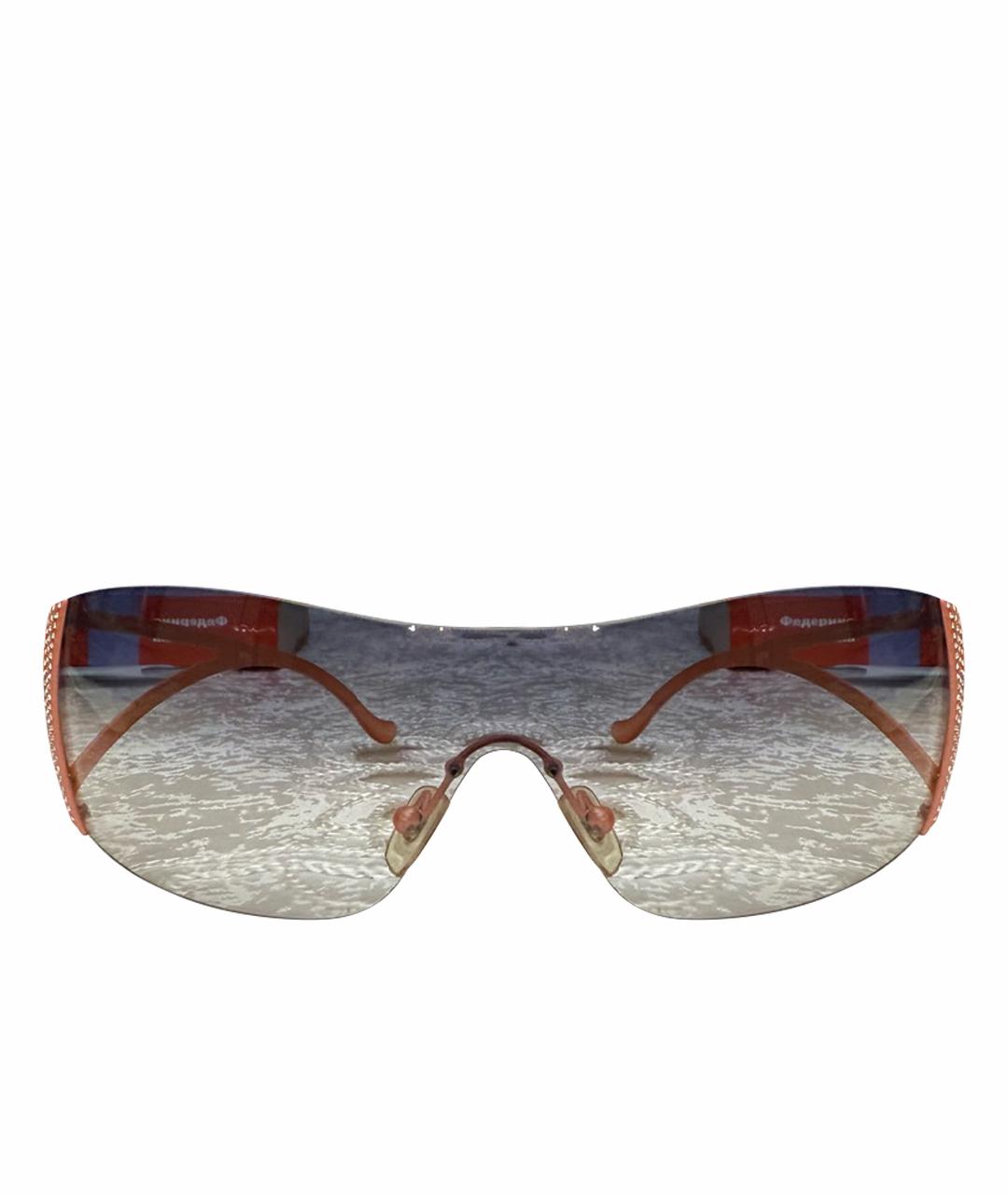 VERSACE Оранжевое солнцезащитные очки, фото 1