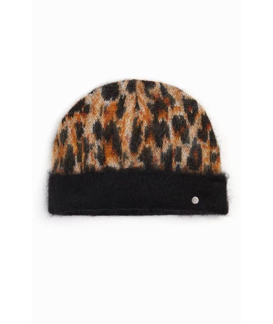 PACO RABANNE Коричневая шерстяная шапка, фото 6