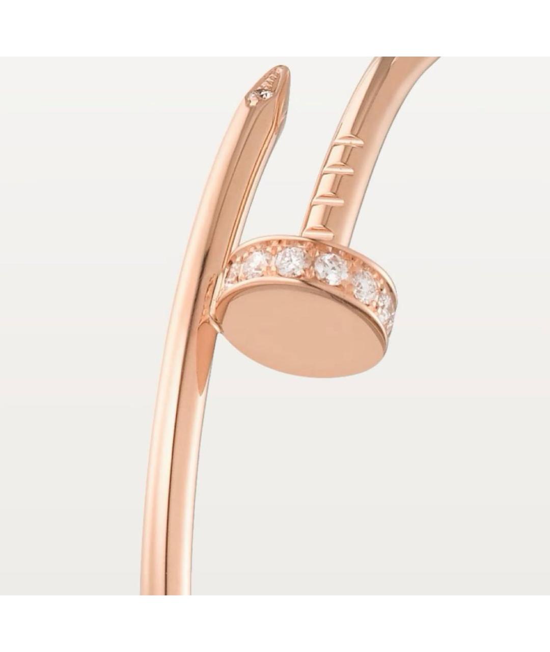 CARTIER Розовые серьги из розового золота, фото 3