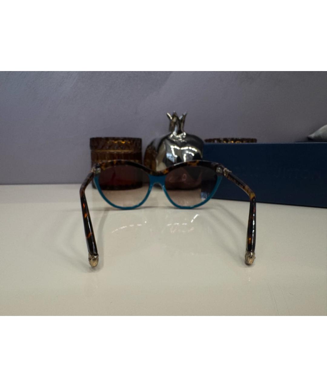 LOUIS VUITTON Темно-синие пластиковые солнцезащитные очки, фото 4